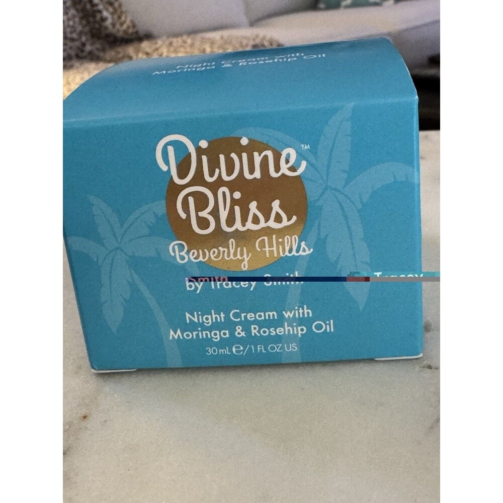 Divine Bliss Night Cream Mornings & Rosehip Oil 1 Oz.
